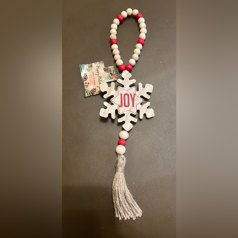 Christmas Joy wooden small garland